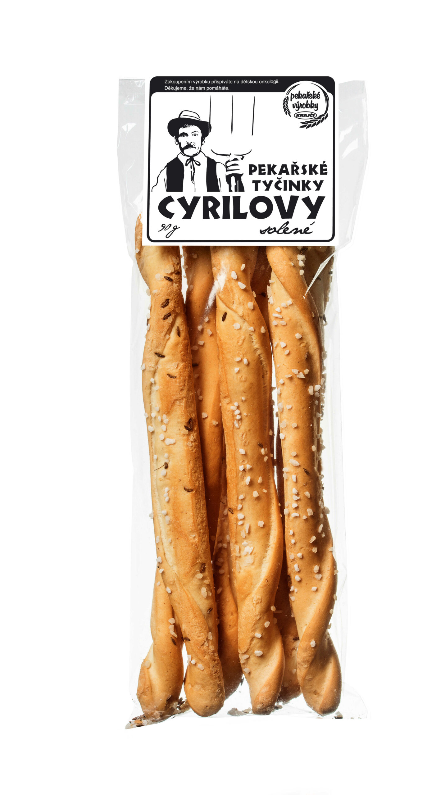 Pekařské tyčinky Cyrilovy solené 90g - promo