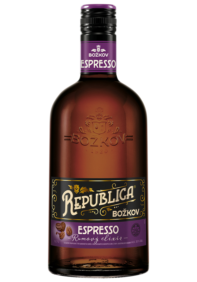 Republica Božkov Espresso 35% 0,7l